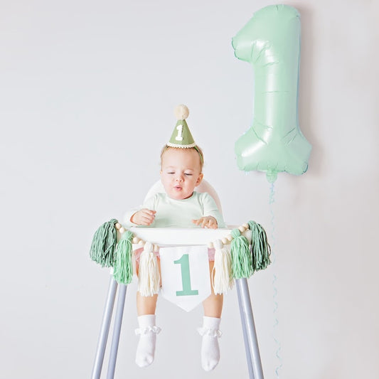 First Birthday Party Box - Green Hat